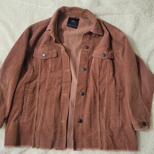 Zara Women's Brown and Orange Jacket